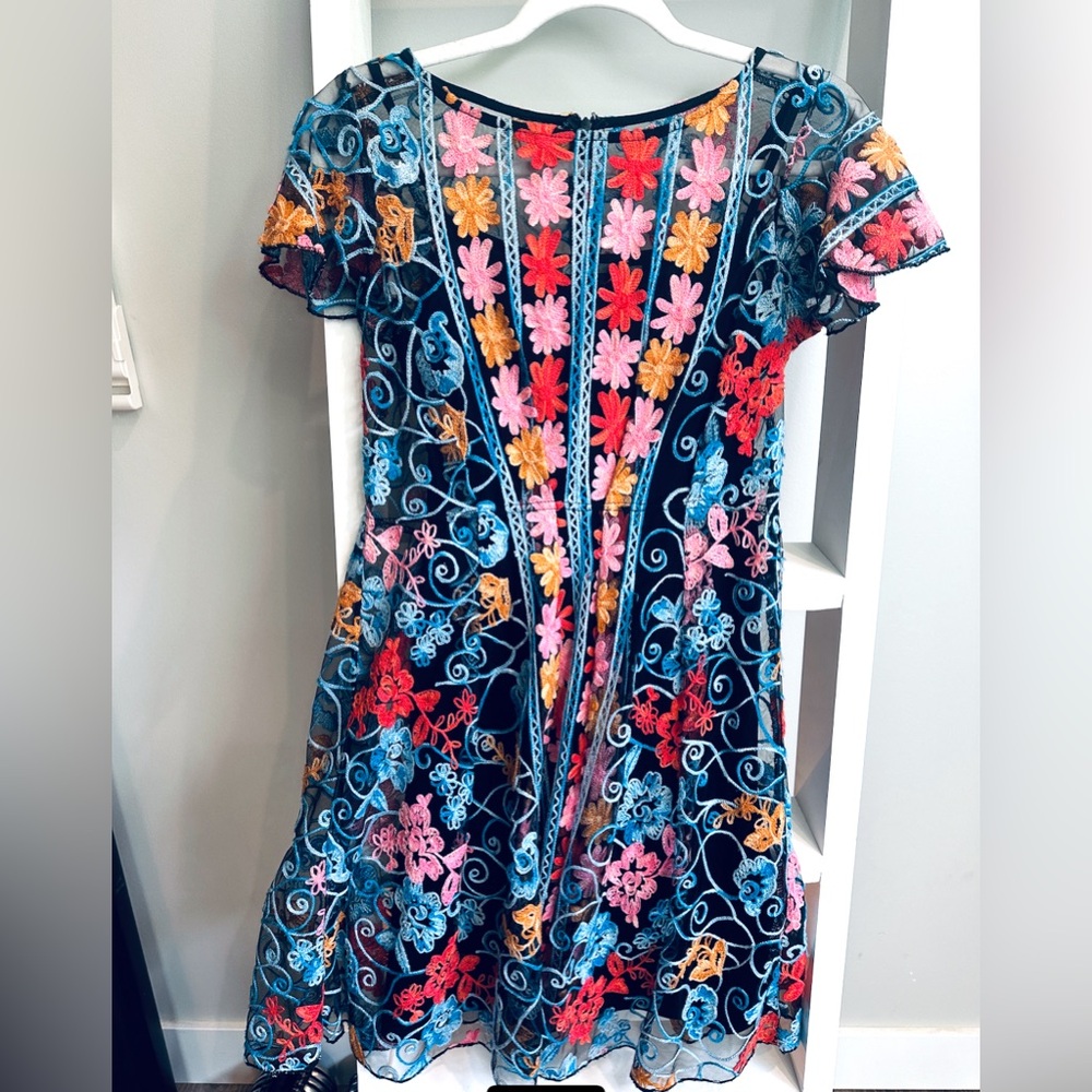 Eva Franco - embroidered mini dress. Perfect conditions - As new.